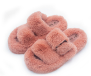 Fran Large Puffy Slippers w/ Buckle